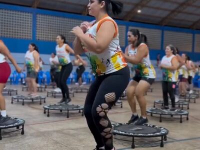 Projeto Vidas Ativas inicia aulas de jump e entrega camisetas em São Miguel do Guaporé