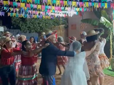 SCFV e CRAS promovem Festa Junina Geracional com integração entre diferentes gerações
